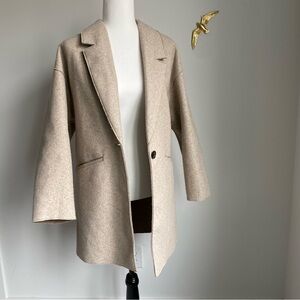 ZARA | Open-Front Coat